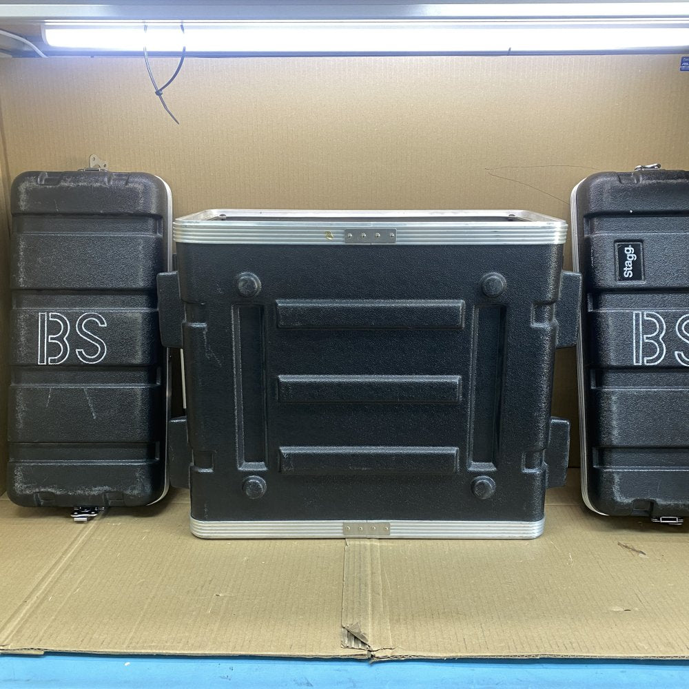 4U Rack Case Shockproof ABS Lockable Universal 19" Stackable Unit Road Studio