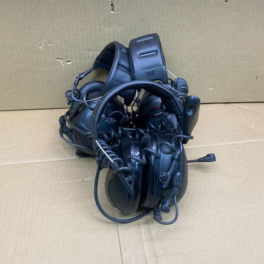 Peltor Headset Noise-Cancelling MT53H79A-32 with Boom Mic 33dB 3 Pack