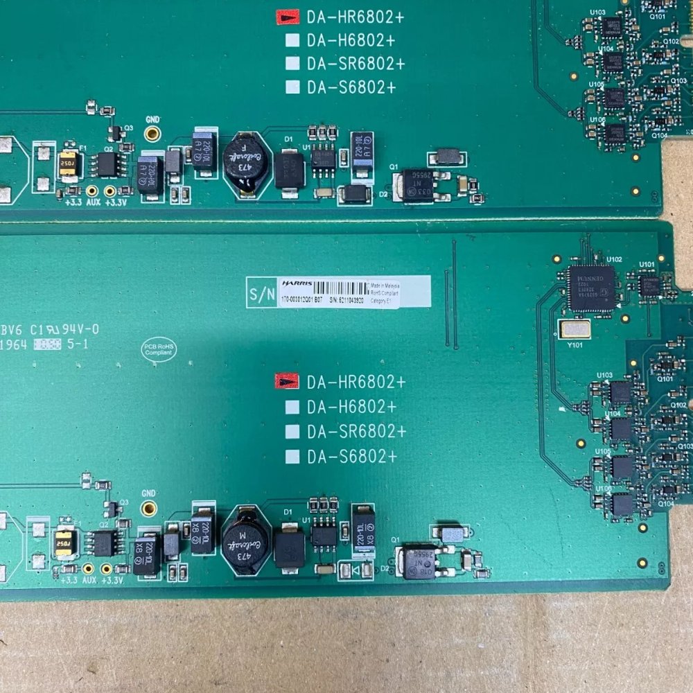 Broadcast SDI Amplifier HARRIS DA-HR6802+ Rack-Mount, 2U, Signal Booster