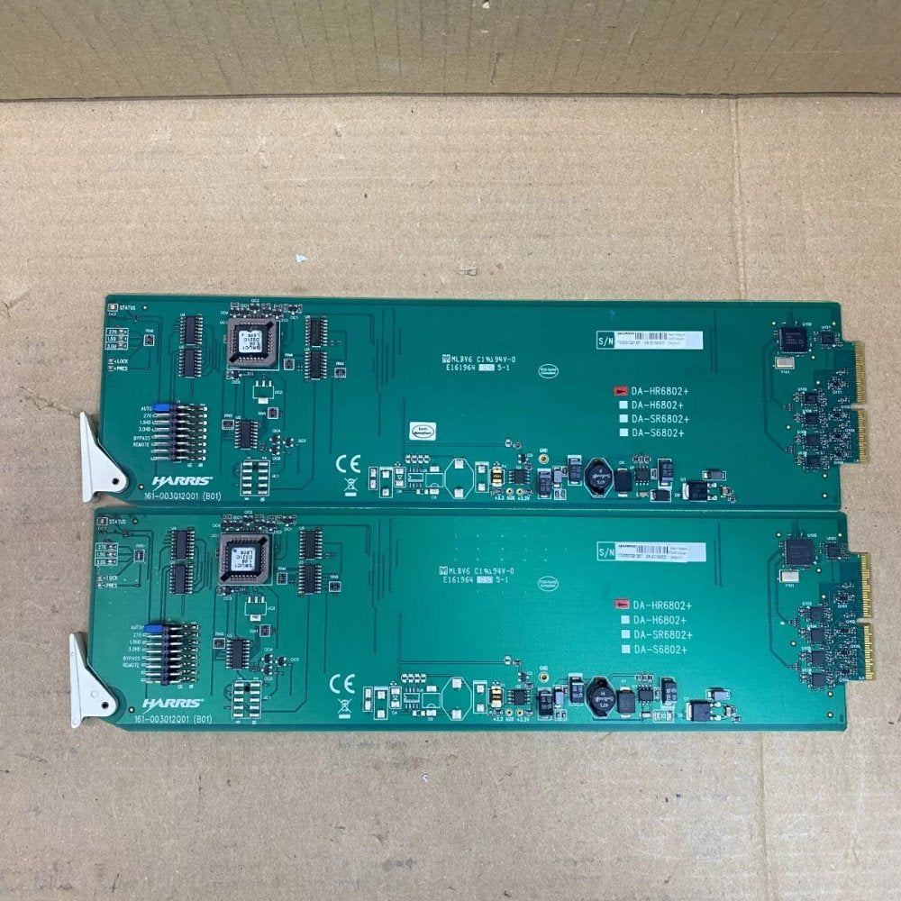 Broadcast SDI Amplifier HARRIS DA-HR6802+ Rack-Mount, 2U, Signal Booster