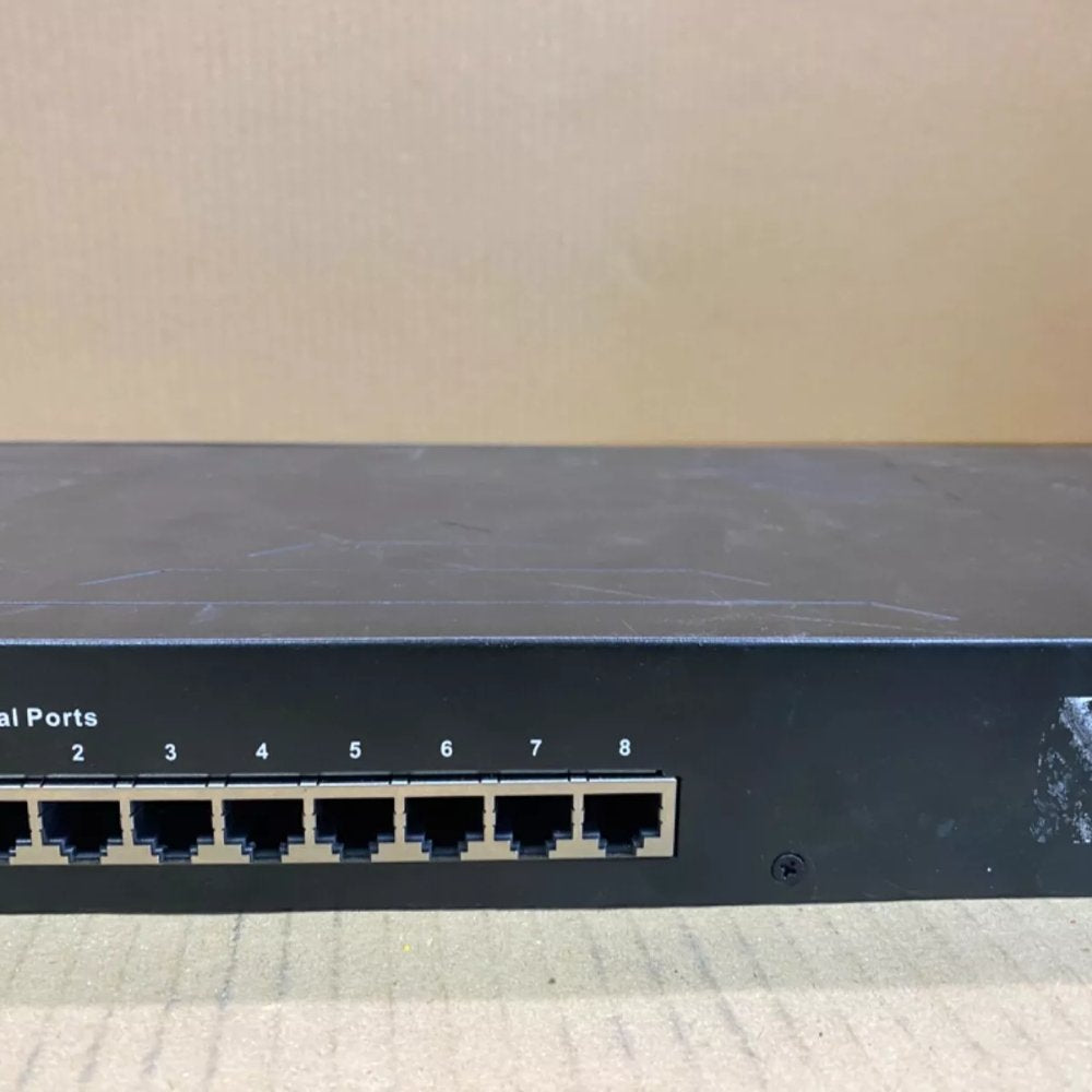 Industrial RS-232 Serial Device Server 8-Port Moxa Rackmount RJ45 100-240V