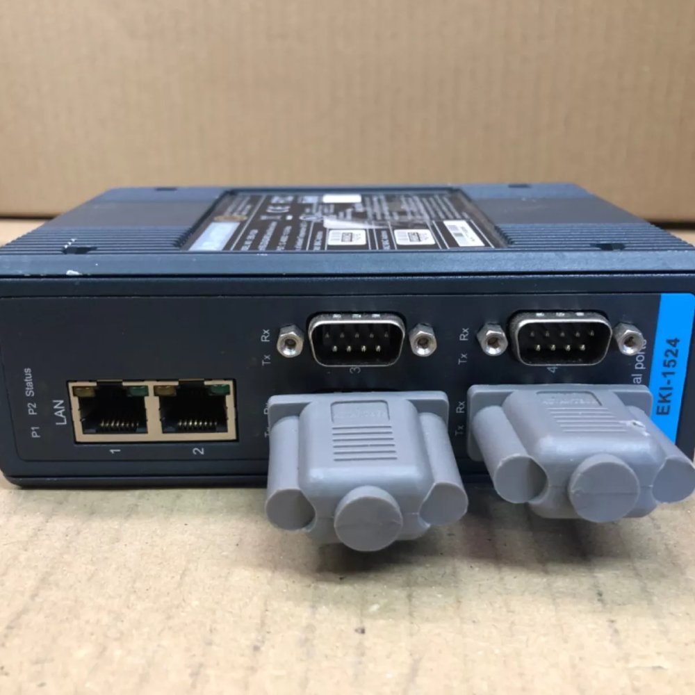 Industrial RS-485 Serial Ethernet Server Advantech EKI-1524 Redundancy