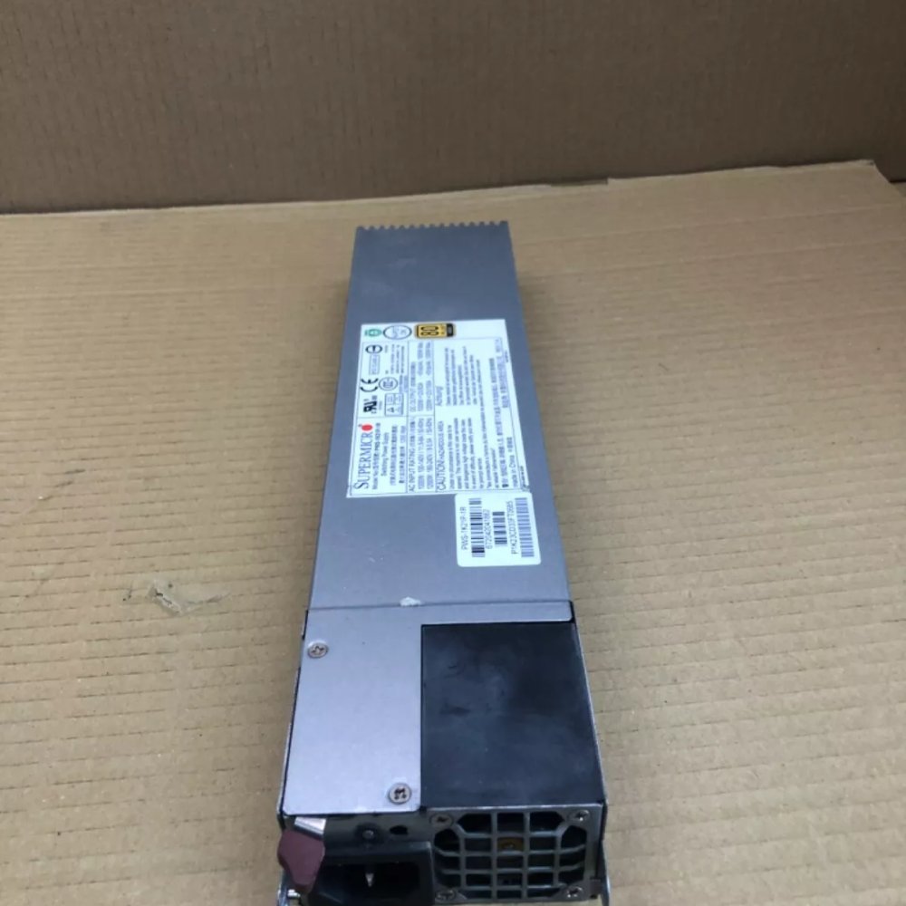 Industrial Server PSU Supermicro 1200W 1U Gold PWS-1K21P-1R Hot-Swap