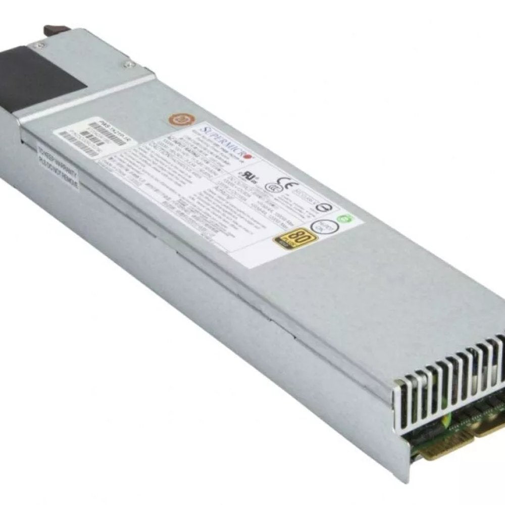 Industrial Server PSU Supermicro 1200W 1U Gold PWS-1K21P-1R Hot-Swap