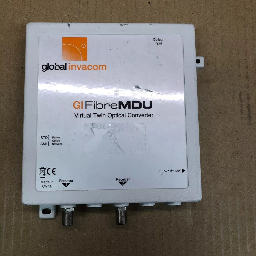 Broadcast Twin Optical Fiber Converter, Invacom FibreMDU Digital System