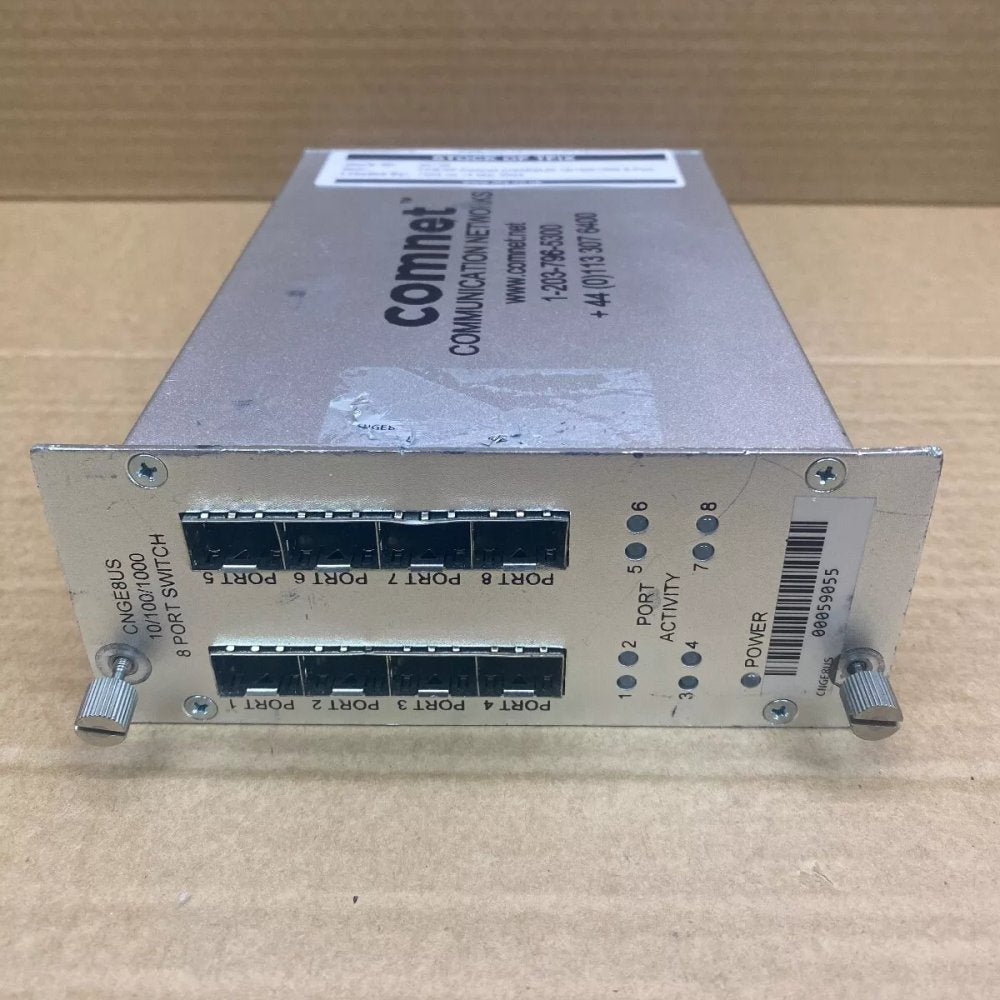 Professional 8 Port Gigabit Ethernet Switch Comnet CNGE8US Unmanaged