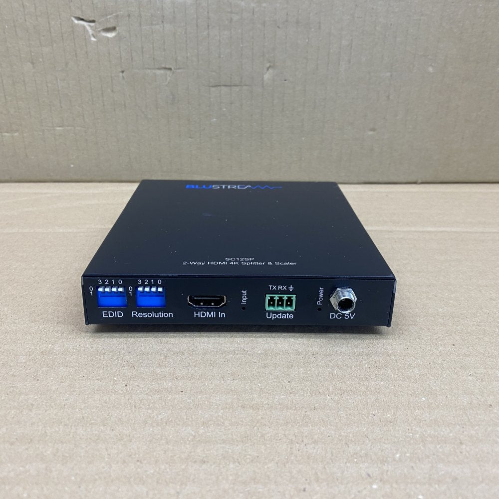 2-Way HDMI Splitter & Scaler Blustream SC12SP 4K@60Hz HDCP 2.2 Support