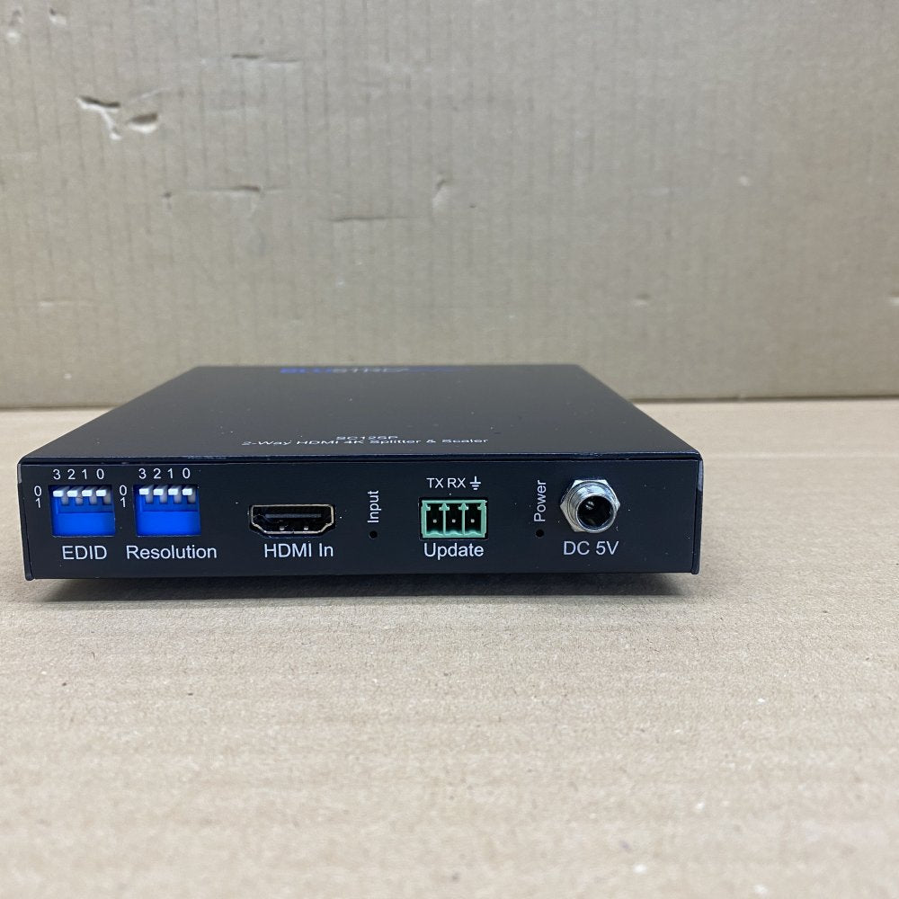 2-Way HDMI Splitter & Scaler Blustream SC12SP 4K@60Hz HDCP 2.2 Support