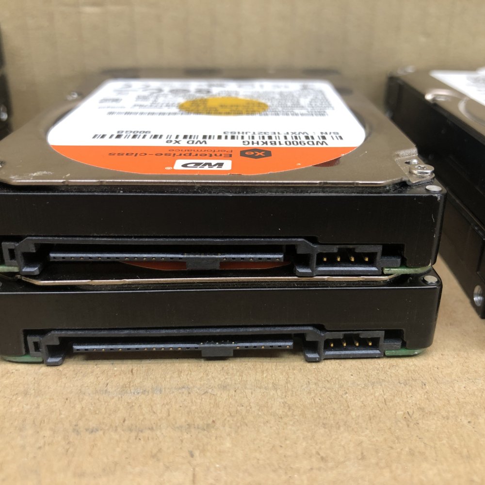 Enterprise SAS Hard Drives 10K RPM WD HP Dell JobLot 10x 12Gbps 900GB 600GB