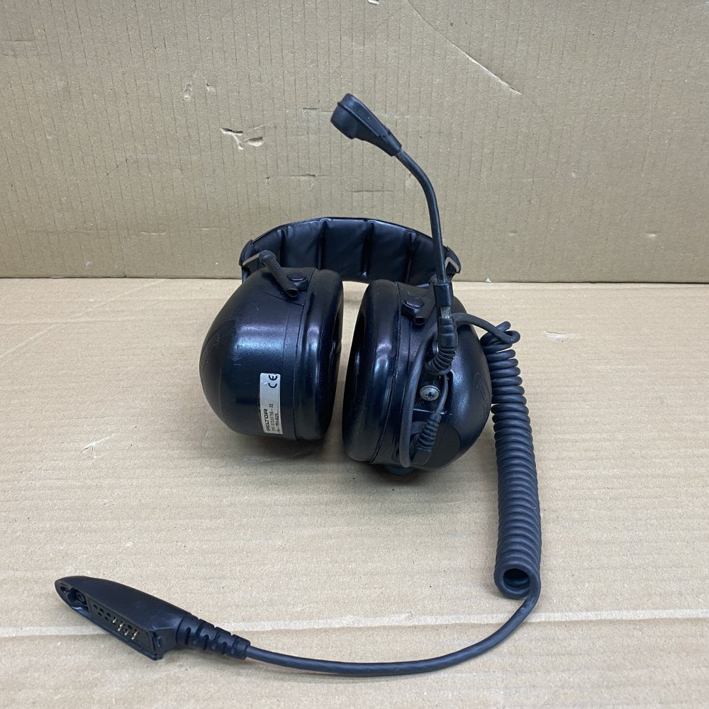 3M Peltor Tactical Headset MT53H79A-32 Noise-Cancel Mic Damaged Black