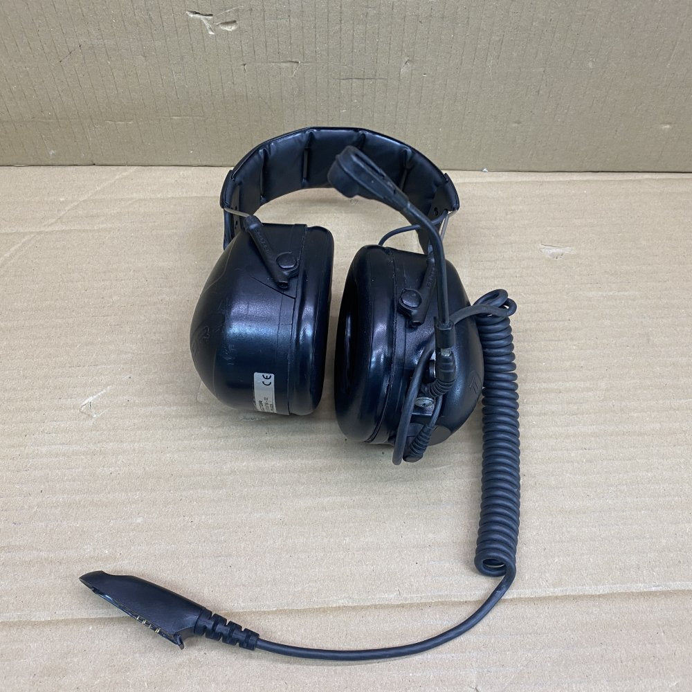 3M Peltor Tactical Headset MT53H79A-32 Noise-Cancel Mic Damaged Black