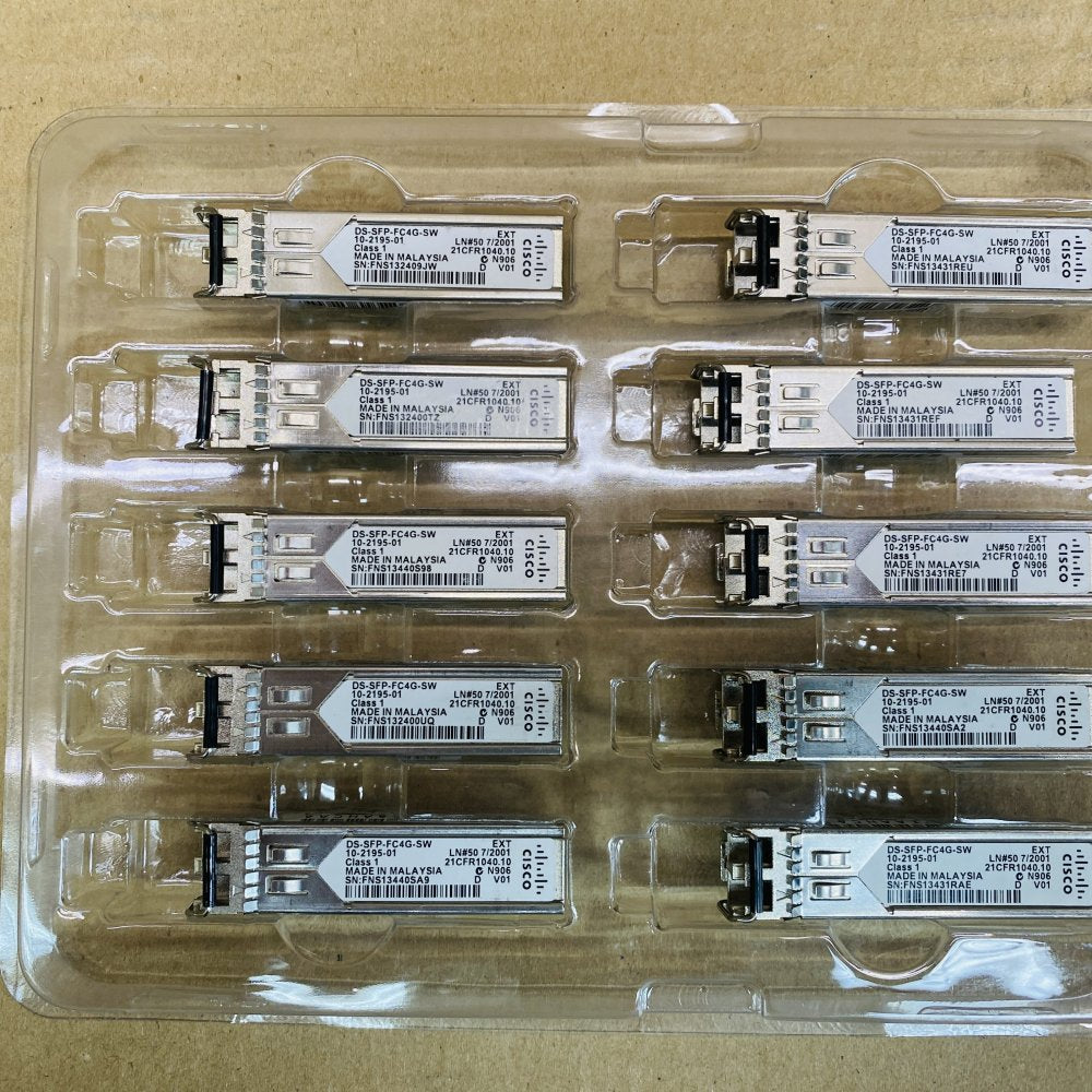 Cisco DS-SFP-FC4G-SW Professional Fiber Channel SFP 4Gbps Bundle
