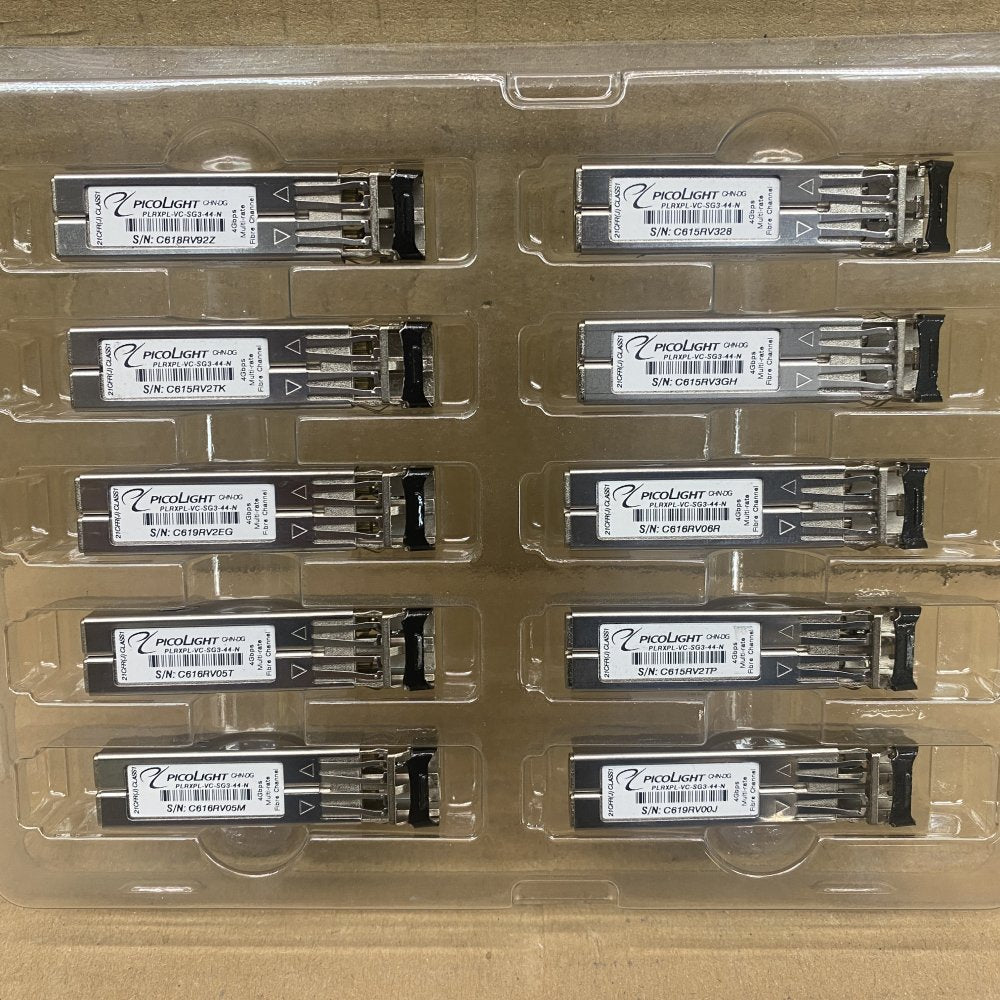 SFP Transceiver, 4Gbps, 850nm, PicoLight PLRXPL-VC-SG3-44-N Optics