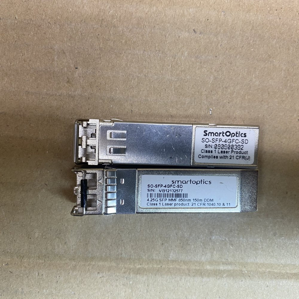 1000BASE & 10GBASE SFP Modules, 1490nm/1310nm Optical Transceiver Bundle