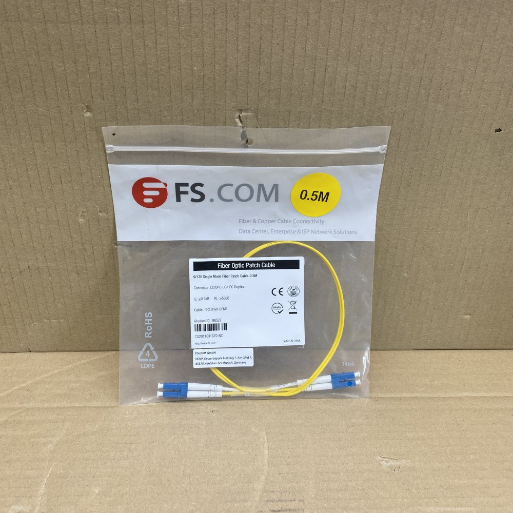 Fiber Optic Cables JobLot Unbranded LC SC Connector 0.5-3m OM3 OM4 OS2 JobLot