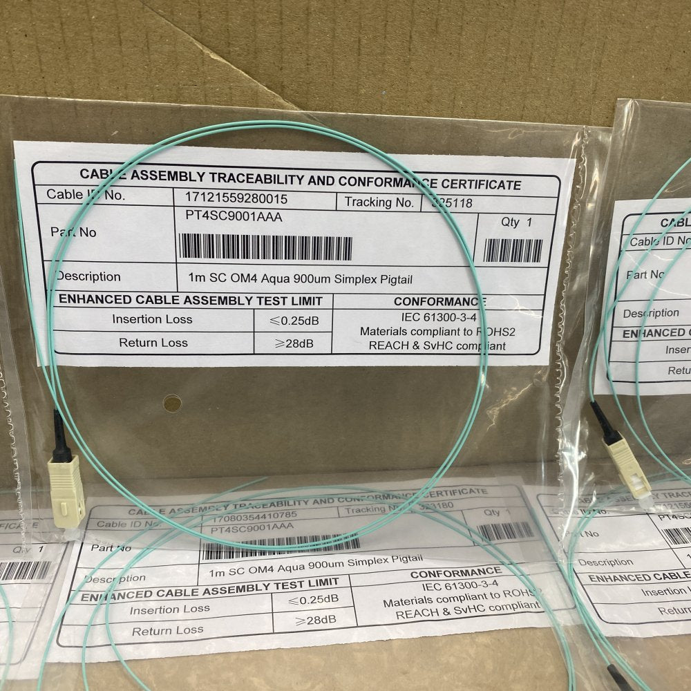 Fiber Optic Cables JobLot Unbranded LC SC Connector 0.5-3m OM3 OM4 OS2 JobLot