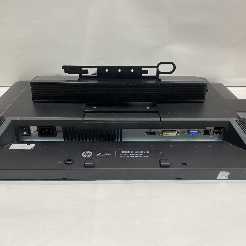 HP Monitor, Z24i 24" 1920x1200 DVI DP USB LED with LCD Speaker Bar