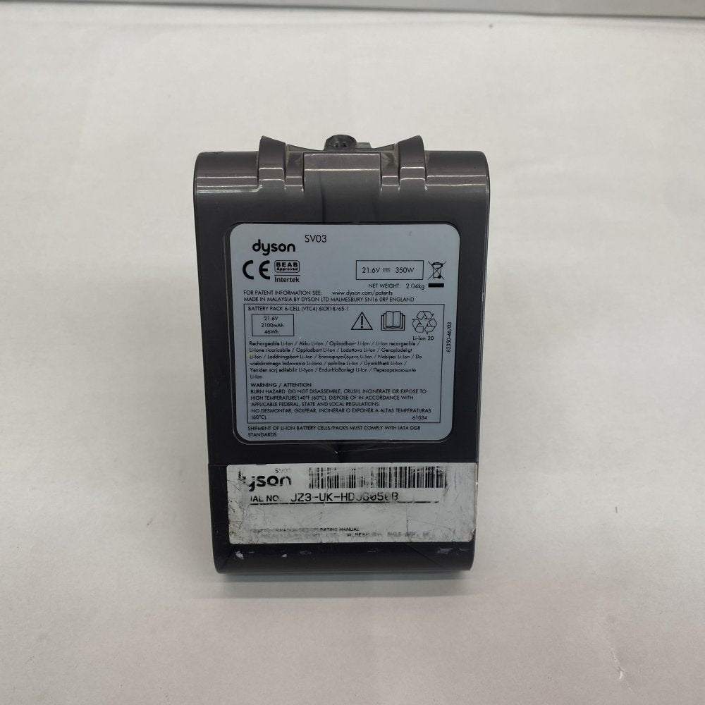 Genuine Dyson SV03 Replacement Battery, 21.6V Lithium-ion, Long-lasting