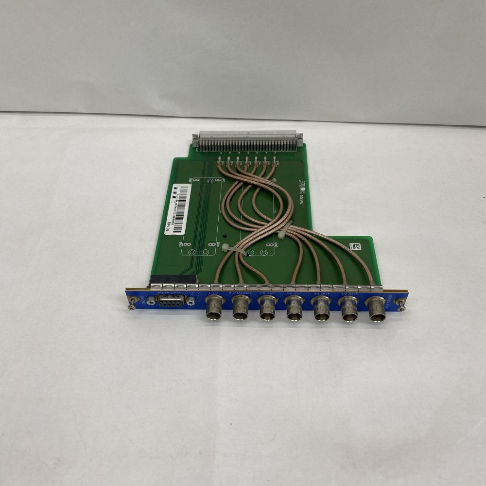 Broadcast Audio Output Board, Axon BPL08 7x BNC, DB9, Metadata LTC