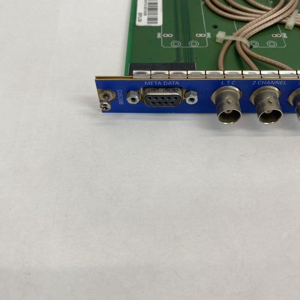 Broadcast Audio Output Board, Axon BPL08 7x BNC, DB9, Metadata LTC
