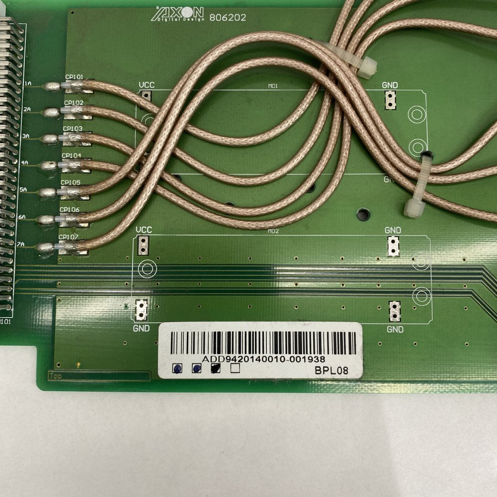 Broadcast Audio Output Board, Axon BPL08 7x BNC, DB9, Metadata LTC