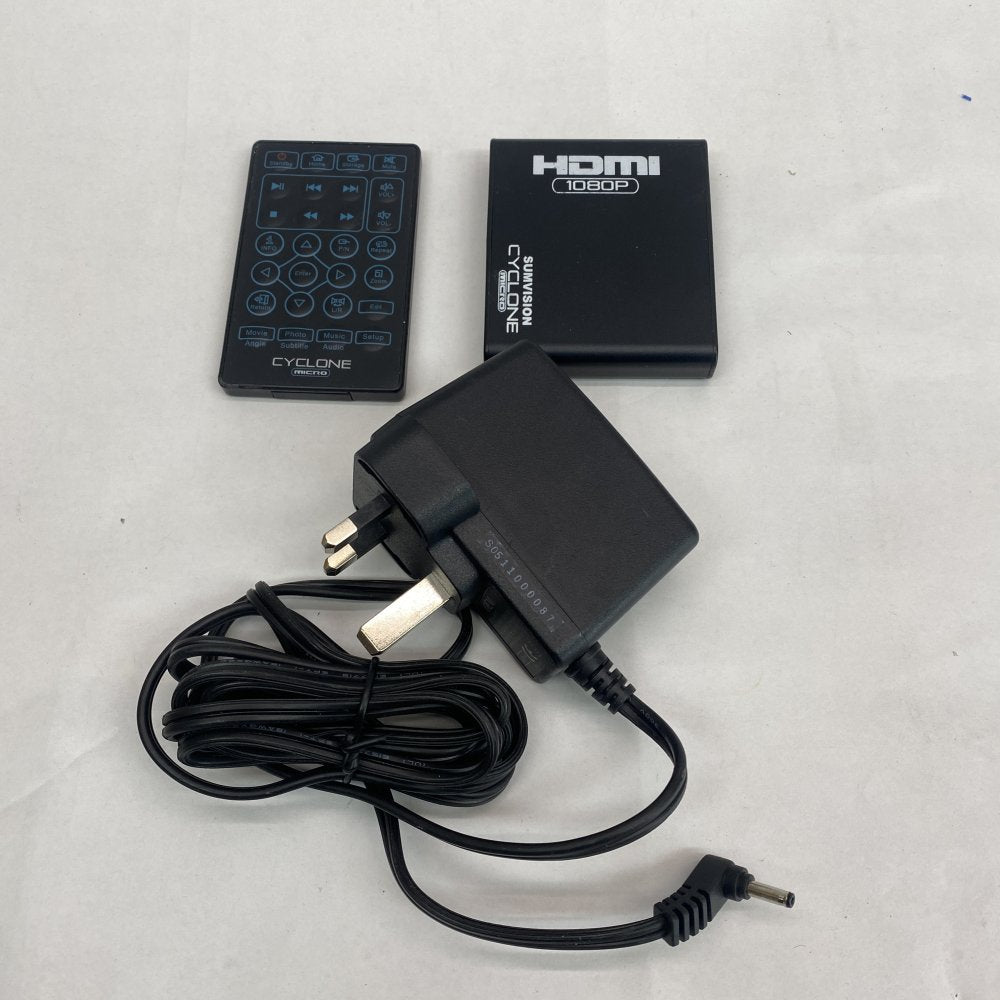 Sumvision Cyclone Micro 1080p HDMI Adapter Multimedia Player Remote