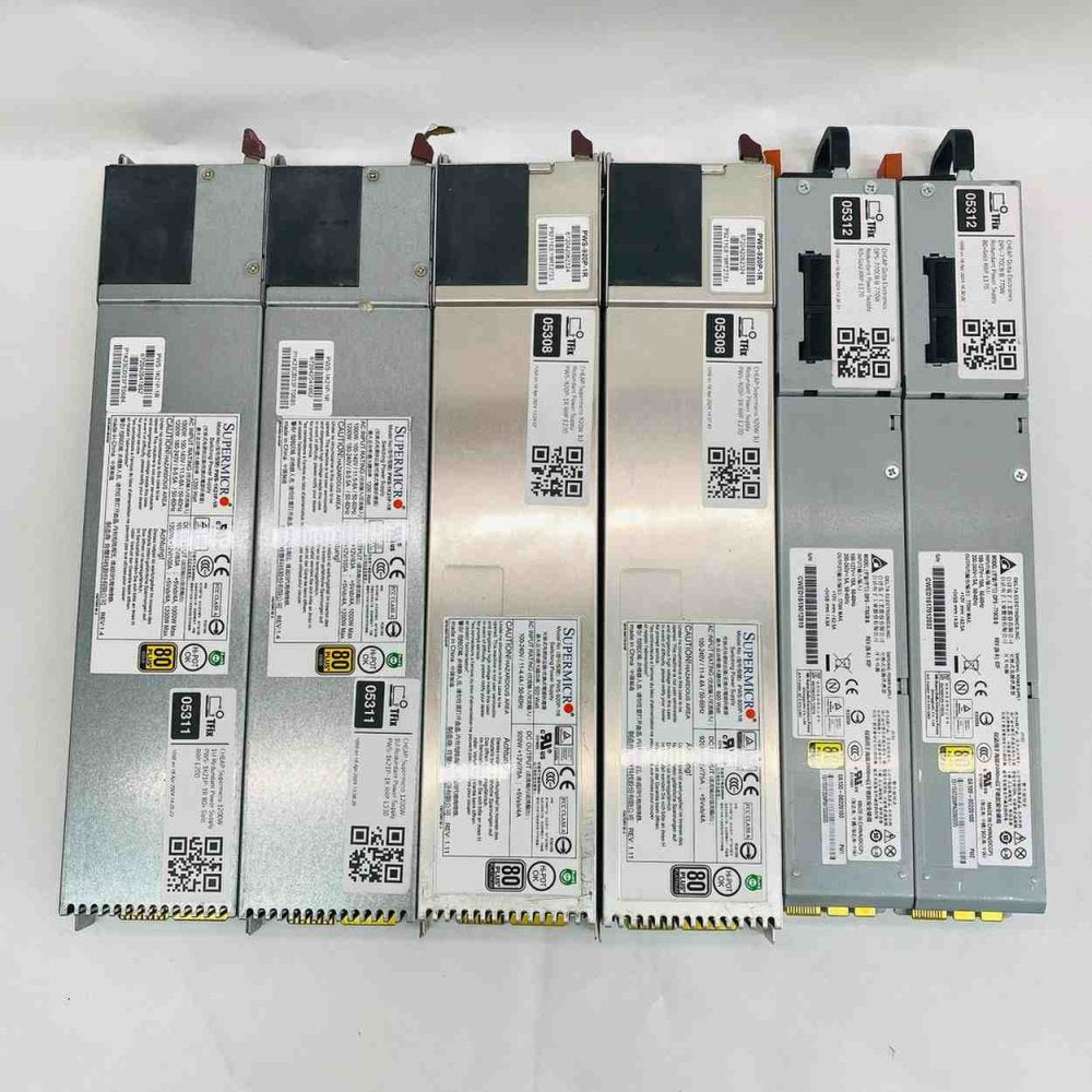 Enterprise Server PSU Bundle Supermicro Delta 80+ Gold 1200W 6 Units