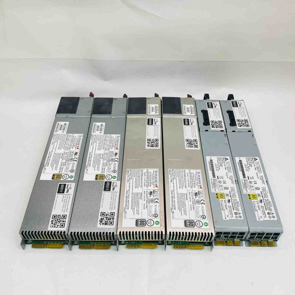 Enterprise Server PSU Bundle Supermicro Delta 80+ Gold 1200W 6 Units