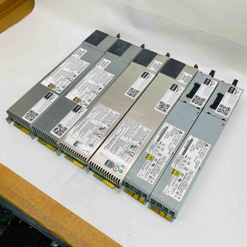 Enterprise Server PSU Bundle Supermicro Delta 80+ Gold 1200W 6 Units