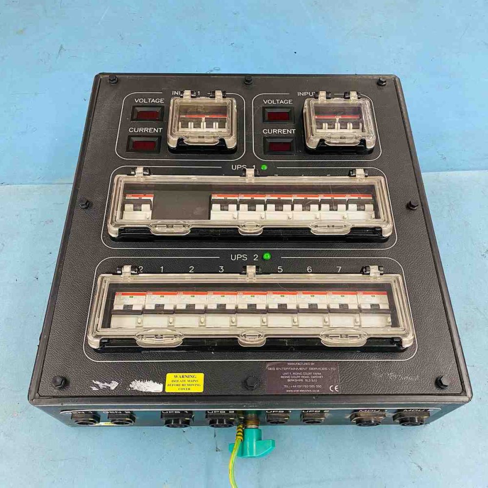 Professional Dual UPS Power Distribution Unit GES 16xMCB 2xGenerator Portable