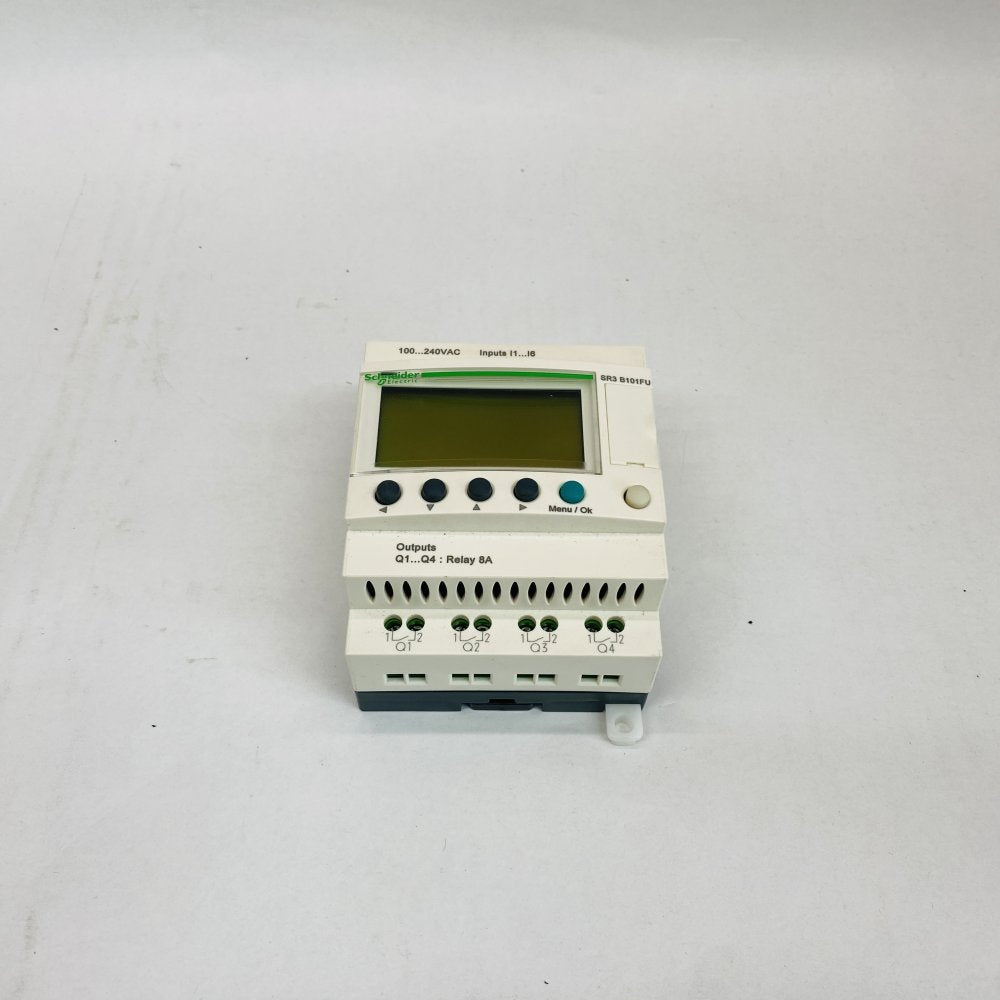 Industrial Smart Relay Schneider SR3B101FU 6 Inputs 4 Outputs 240V Modular