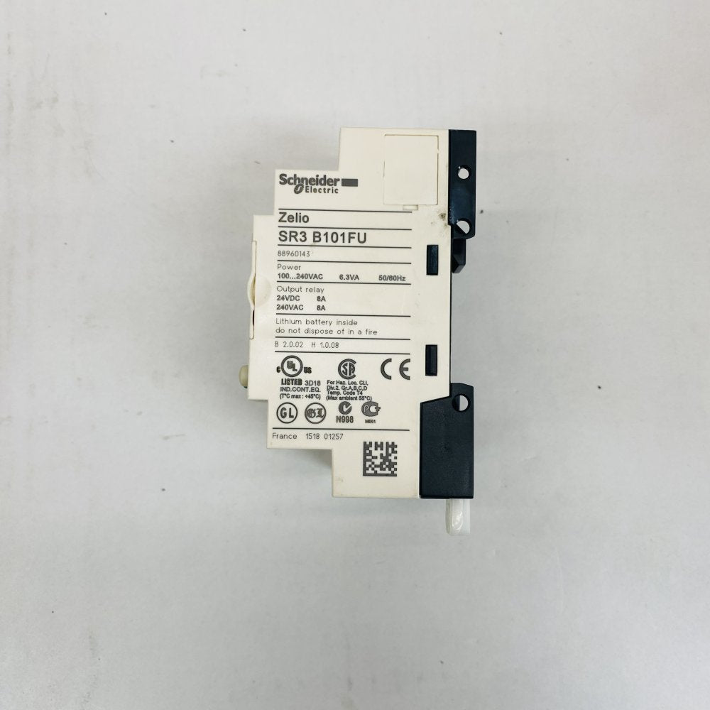 Industrial Smart Relay Schneider SR3B101FU 6 Inputs 4 Outputs 240V Modular