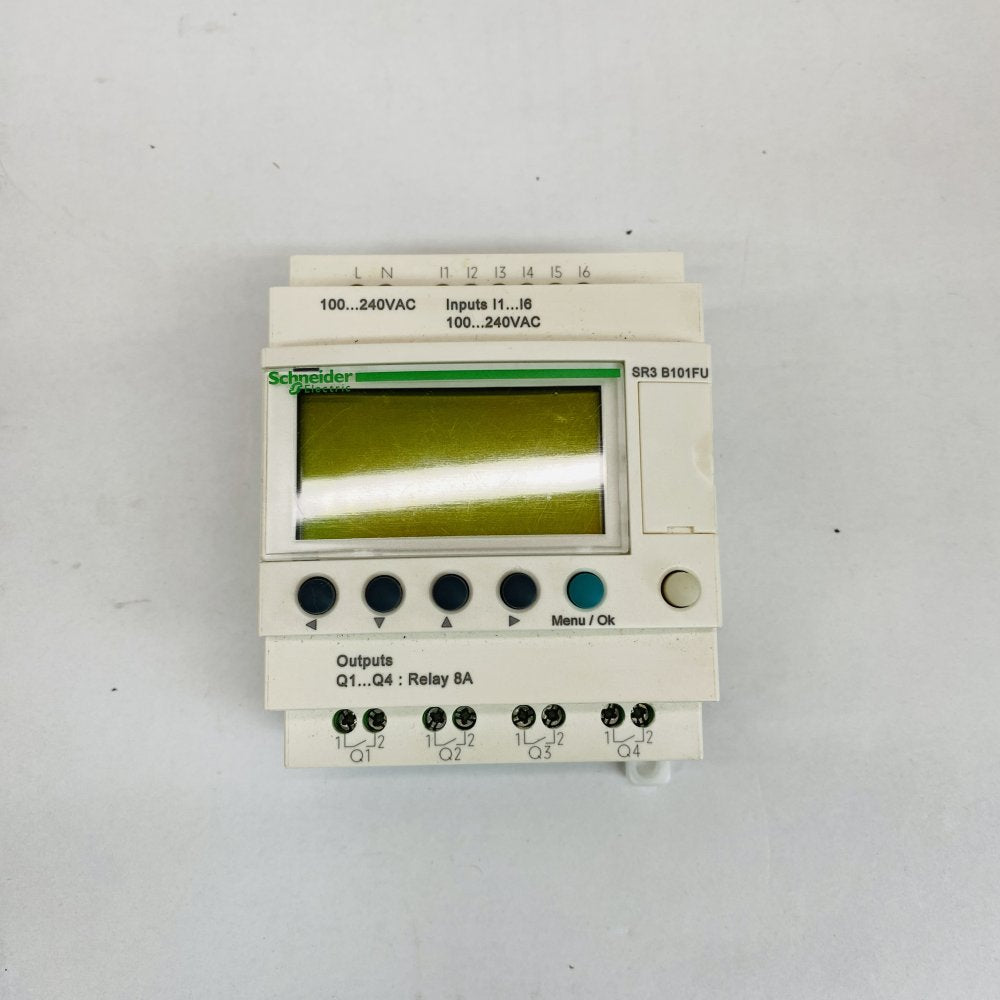 Industrial Smart Relay Schneider SR3B101FU 6 Inputs 4 Outputs 240V Modular