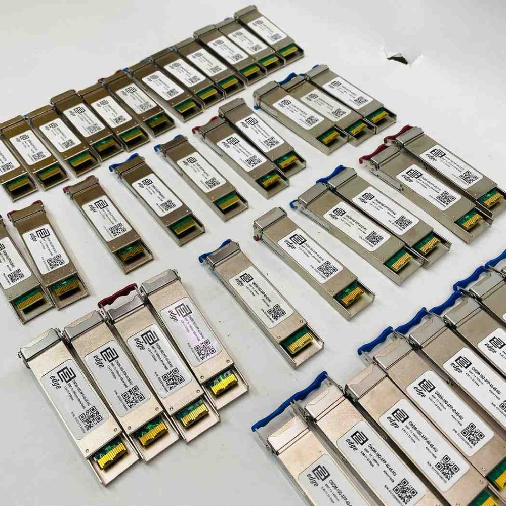 38x Edge Optics CWDM-10G XFP 40km/60km SMF LC Transceivers Mixed Wavelengths