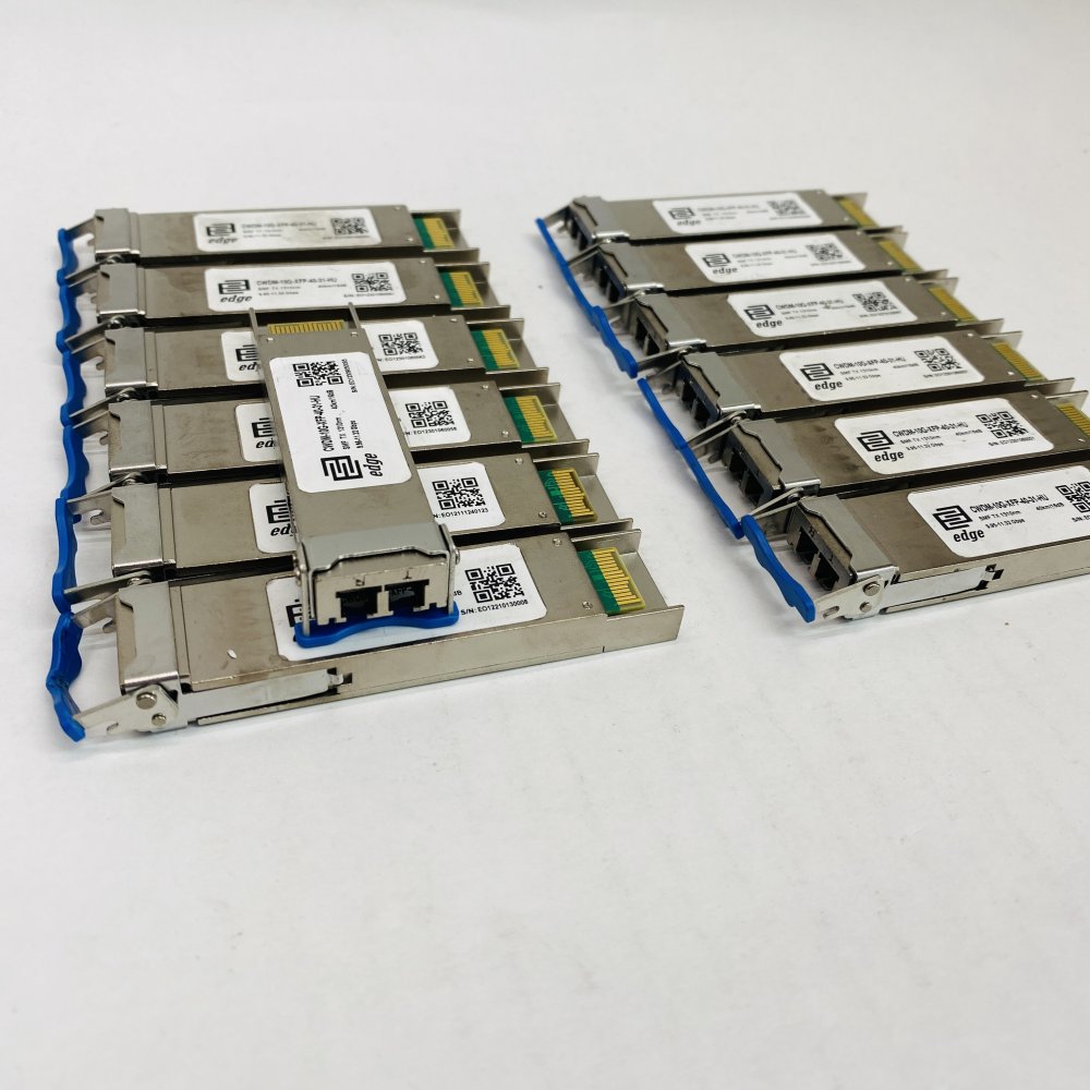 13x Edge-Core CWDM-10G-XFP-40-31-HU 1310nm 10G CWDM XFP 40km SMF Modules