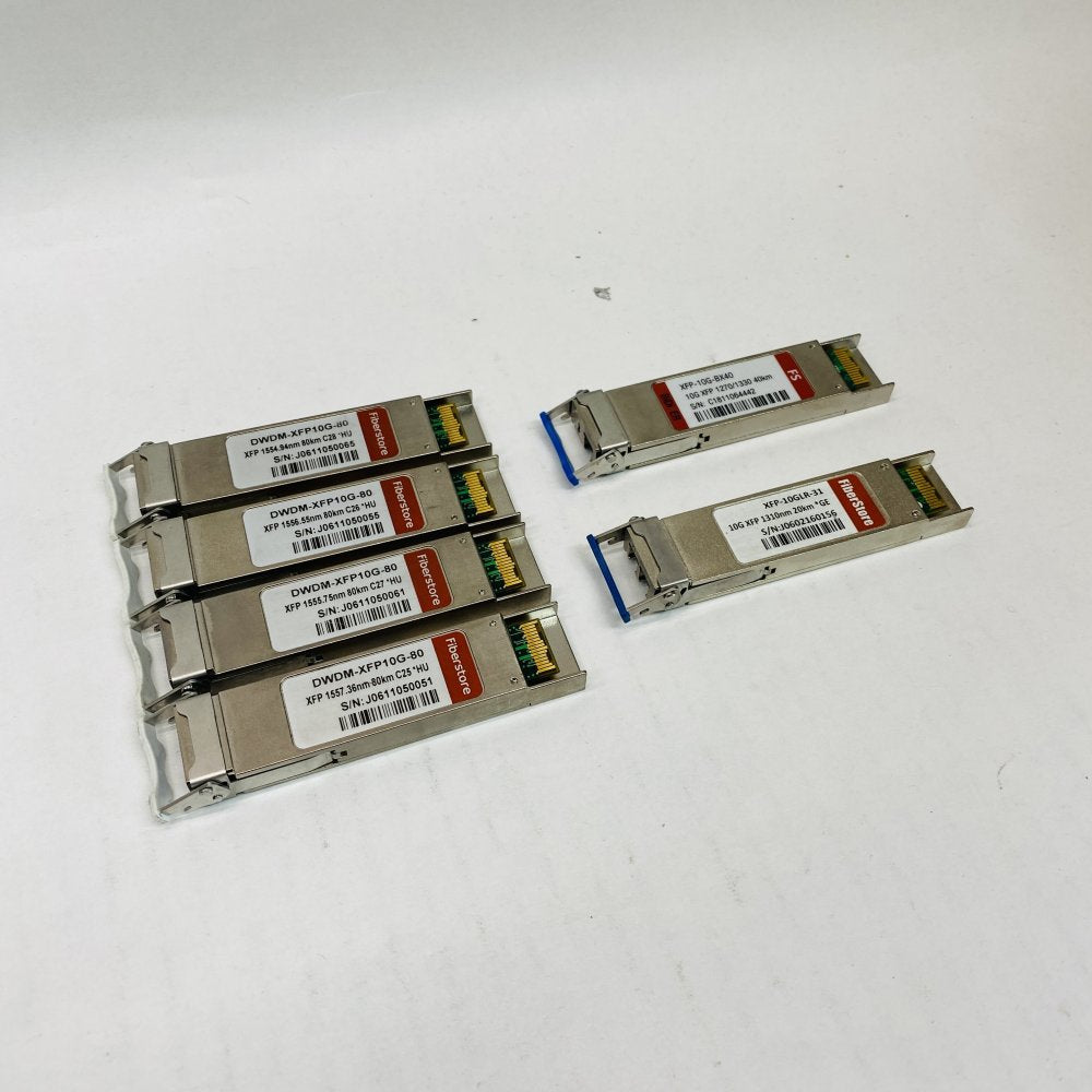 Professional 10G XFP Fiber Transceivers FS BX40-LR-DWDM Multi-Vendor 80km