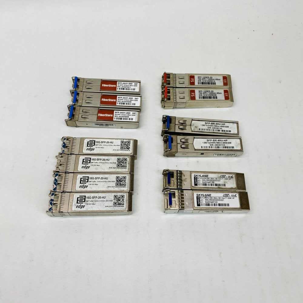 Professional SFP SFP+ Modules Lot 1.25G 3G 10G 20-40km FiberStore Skylane