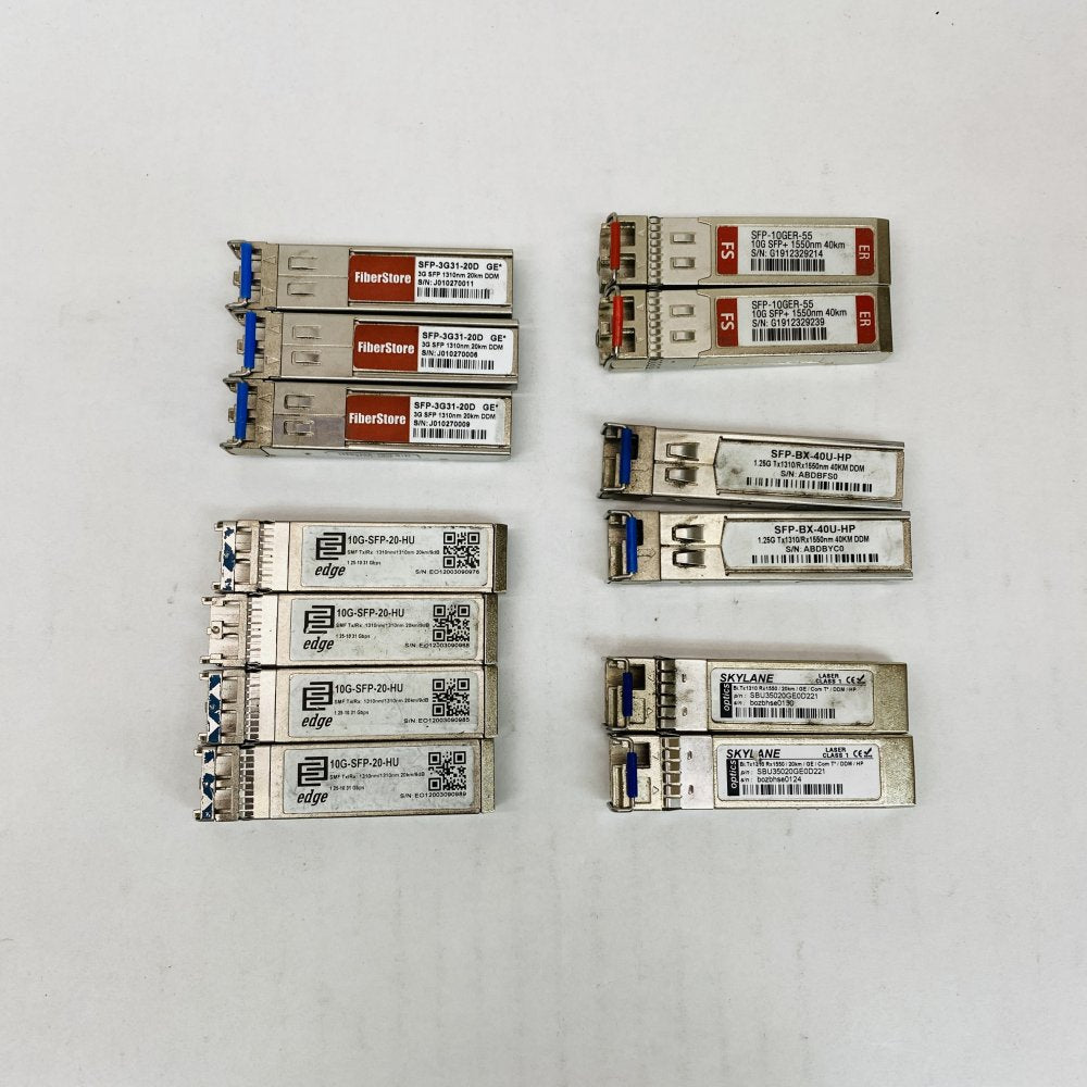 Professional SFP SFP+ Modules Lot 1.25G 3G 10G 20-40km FiberStore Skylane
