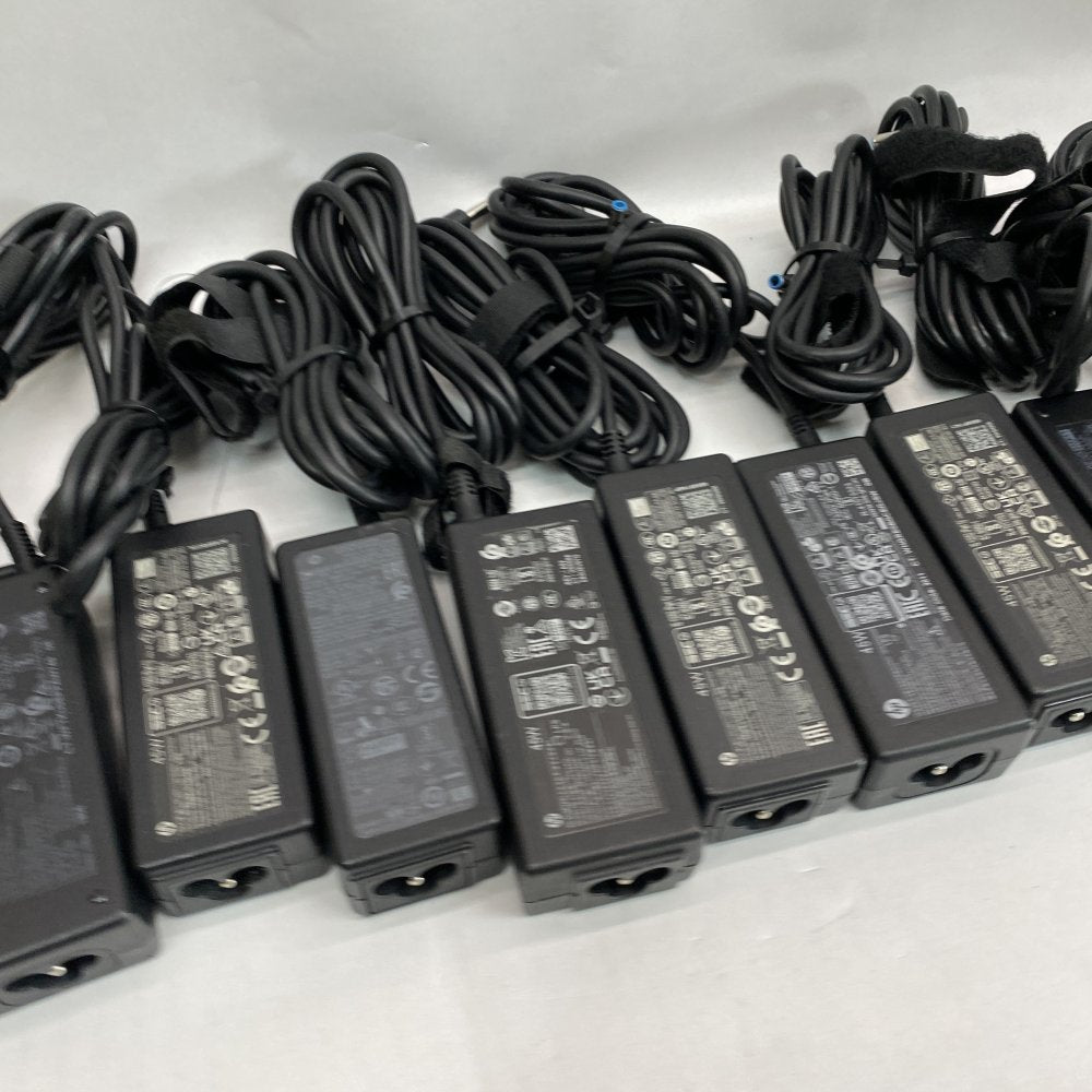 OEM HP 45W Blue Tip Laptop Charger Bundle 12x AC Adapter Compact Reliable
