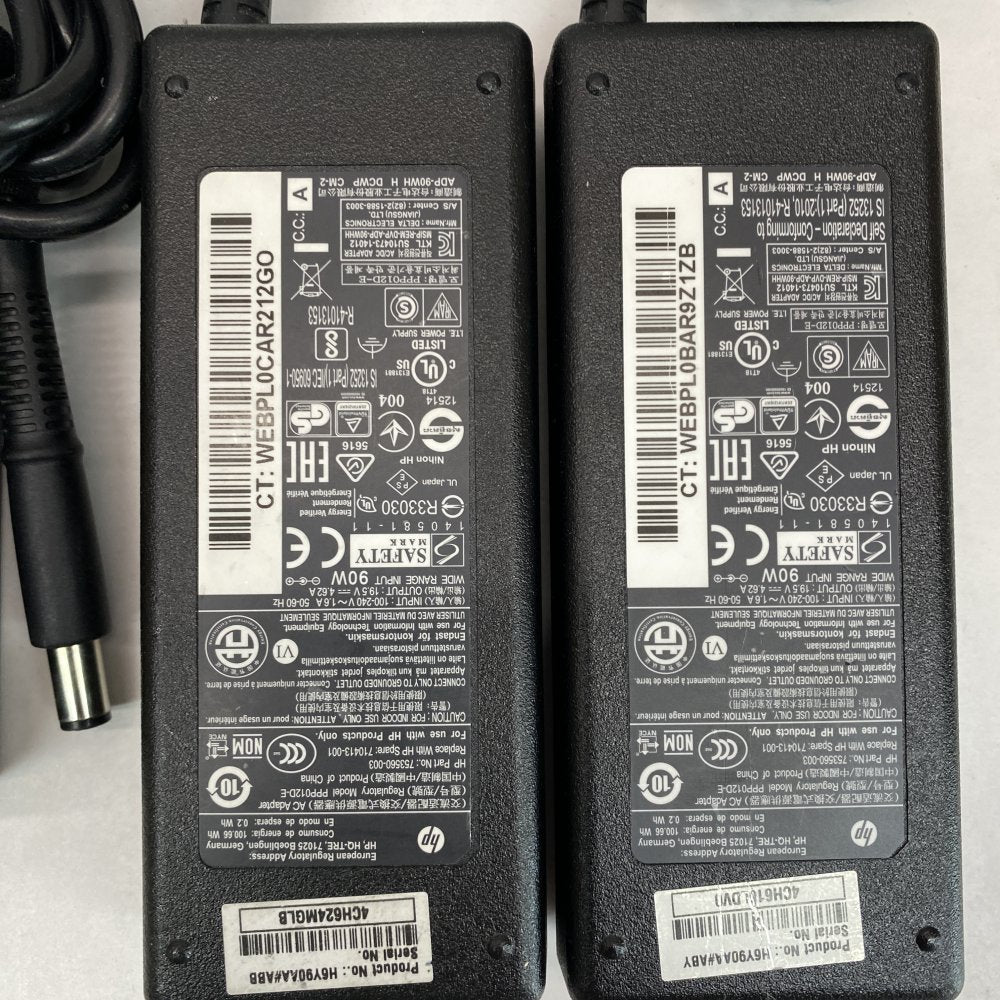 Lot of 9 Genuine HP & LG 45W Laptop Chargers – Mixed Models