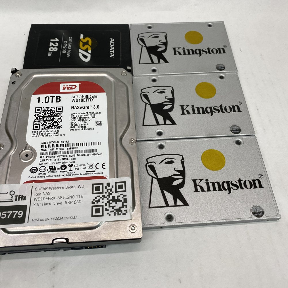 High-Performance Storage Bundle Western Digital Kingston ADATA SSDs
