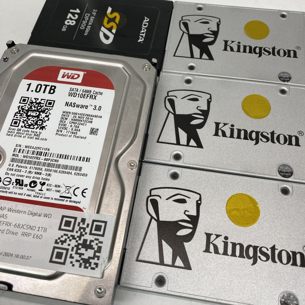 High-Performance Storage Bundle Western Digital Kingston ADATA SSDs