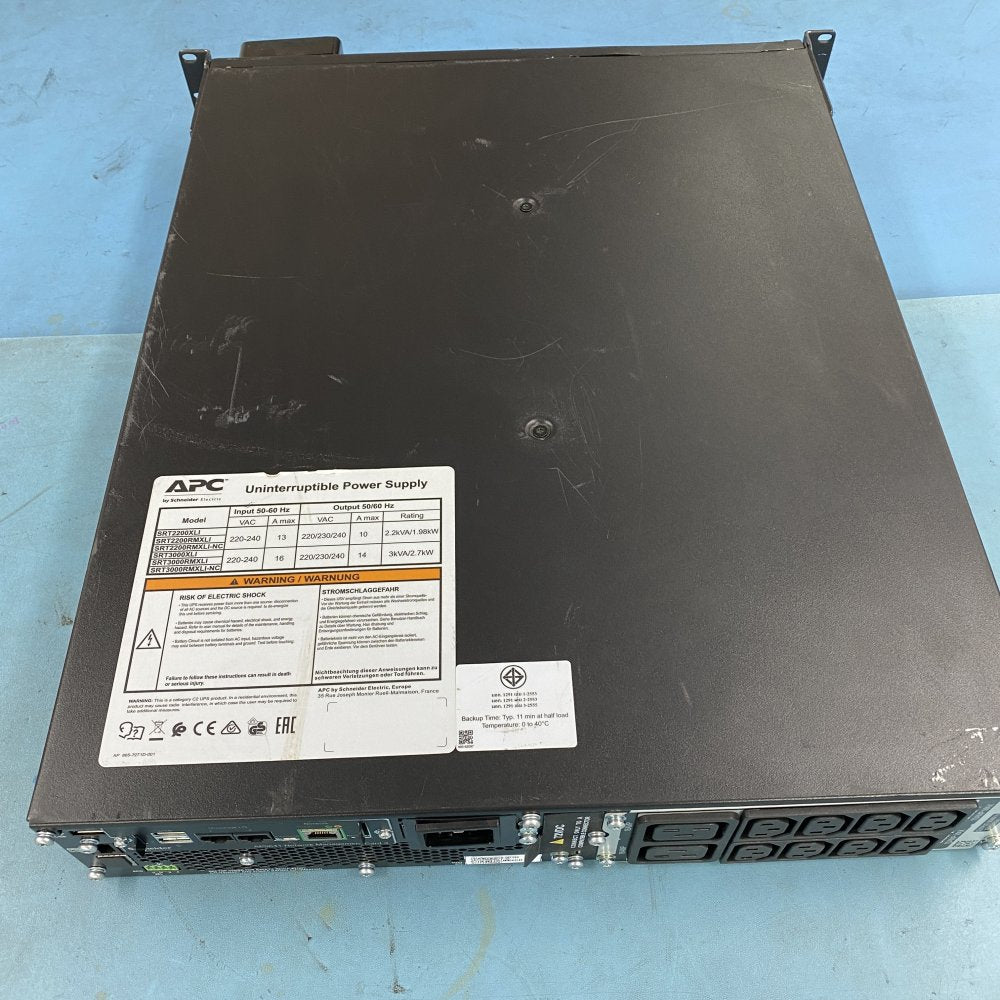 Professional Rackmount UPS APC Smart-UPS SRT2200RMXLI-NC 2.2kVA LCD