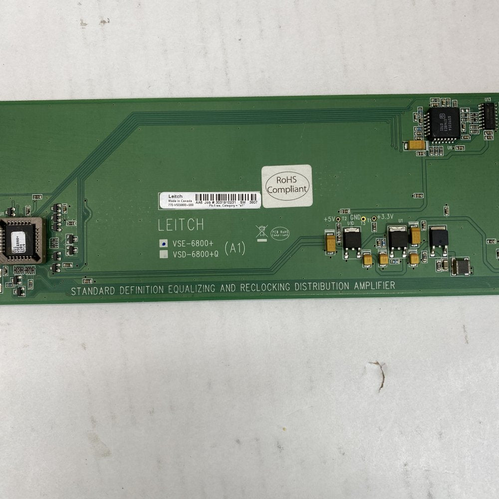 Leitch VSE‑6800+ HD/SD‑SDI Distribution Amplifier Card