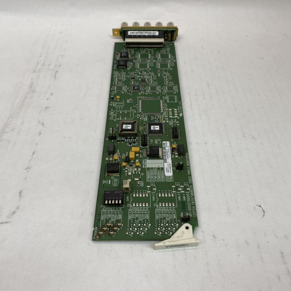Professional Triple Monitoring Card Leitch VSM6800+ SDI Composite BNC