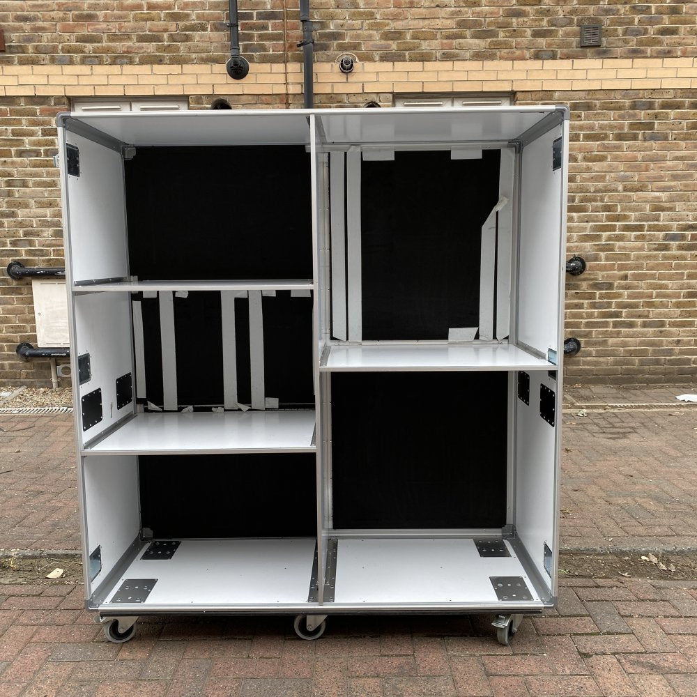 Large Wheeled ATA‑Style Flight Case Storage Cabinet on Castors