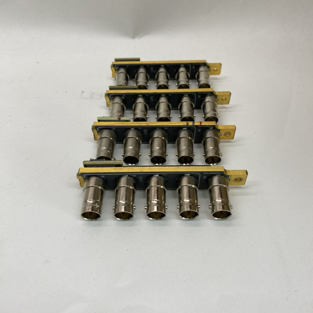 Lot of 4x Harris DA‑HS6802+ SDI BNC Output Connector Modules