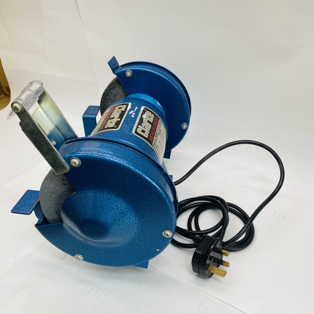 Professional Bench Grinder Clarke CBG 6RZ 240V UK Plug 150mm Twin-Wheel