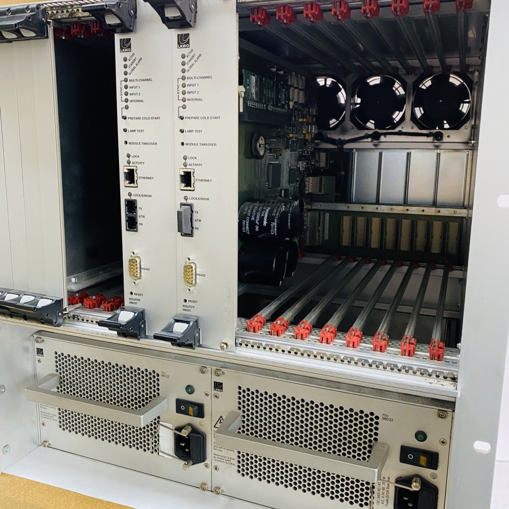Broadcast Audio Production Router LAWO mc266 Nova73 AES3 Ethernet Rack-Mount