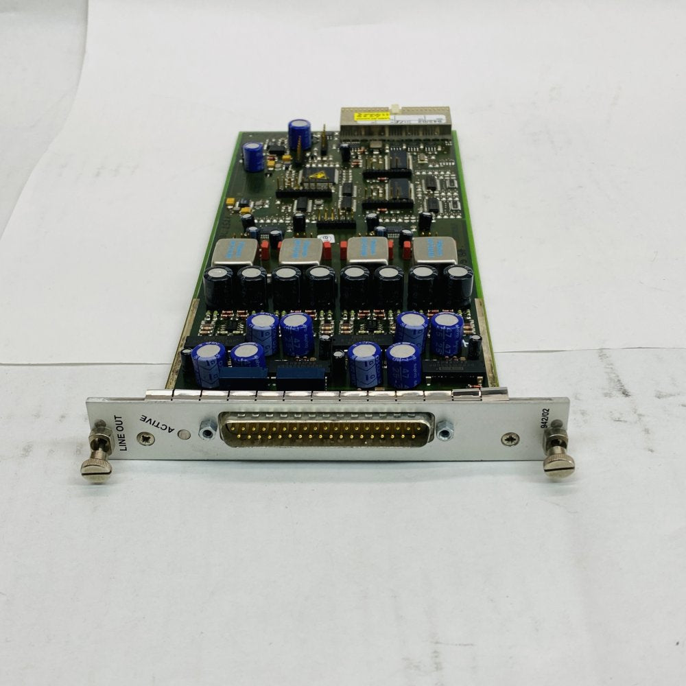 Lawo 942/02 Line Out DALLIS I/O Audio Card – Modular Interface DB-25 Connector